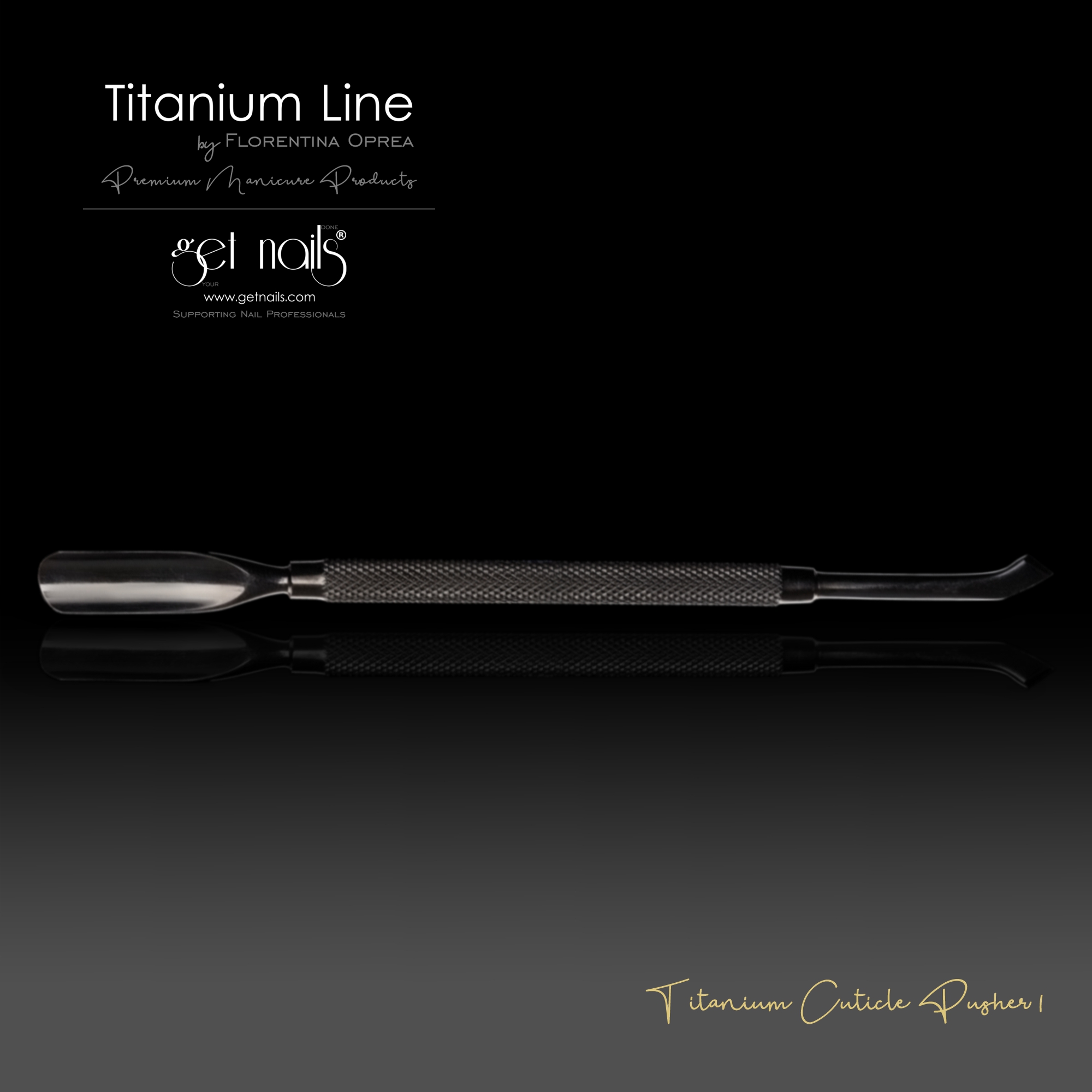 Titanium Cuticle Pusher I ⭐️ Get Nails Italia